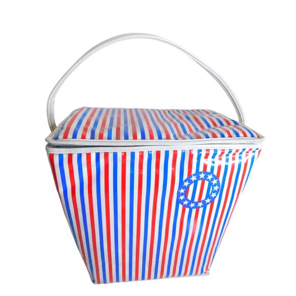 Vintage Prepac Vinyl Cooler Tote Set READ - Picture 3 of 12